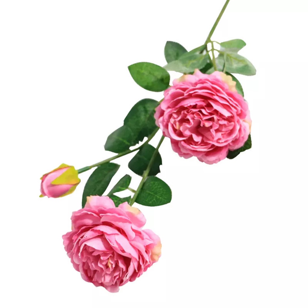 ☀ INDOLAND ☀  Artificial Flower Bouquet Peony Fake Home Wedding Table Decoration Bunga Palsu Buatan  plastik F002