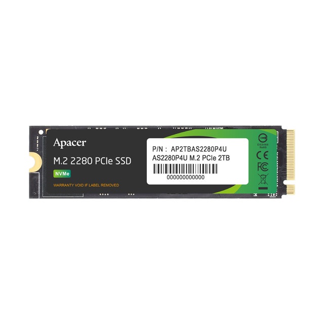 Apacer AS2280P4U 512GB - SSD M.2 NVMe PCIe Gen 3x4 Original