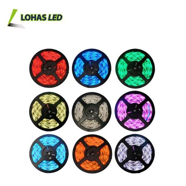 Paket 5M LED strip SMD 3528 5050 IP33 IP44 Outdoor gel single color 5 Meter Set adaptor waterproof