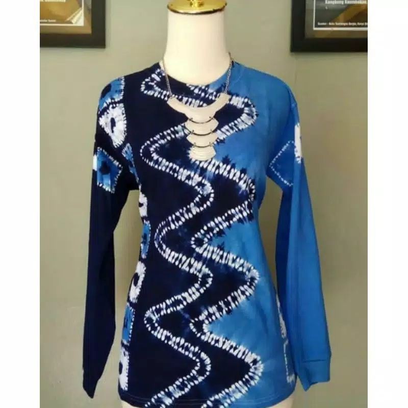 kaos sasirangan lengan panjang