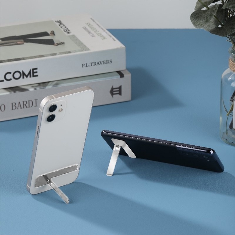 Bracket Dudukan Handphone Tablet Universal Model Lipat Bahan Stainless Steel