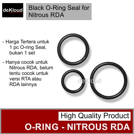 AN Karet Seal for NITROUS R.D.A | karet oring silikon silicon sil seal o-ring ring