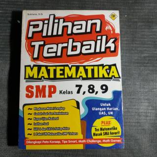 Buku Bank Soal Dan Rumus Matematika Untuk Smp Kelas 7 8 9 Shopee