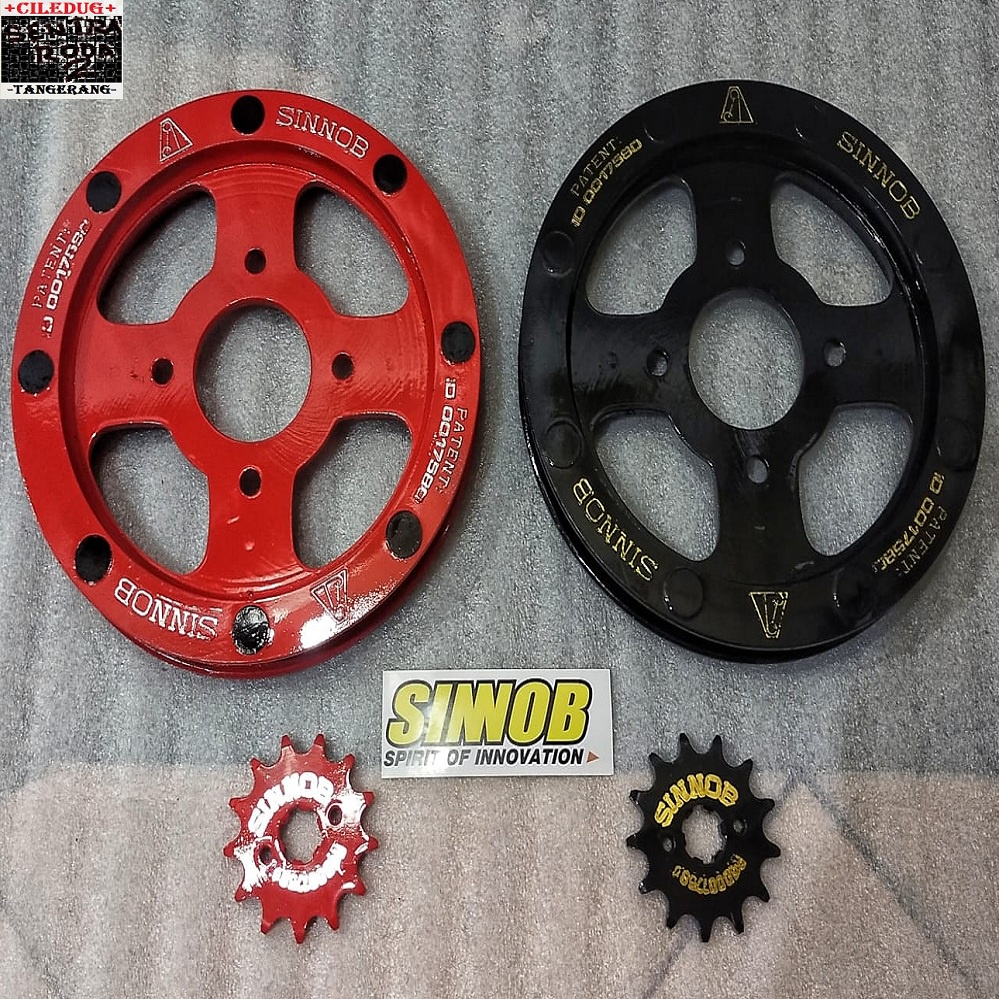 Gear 520 SINNOB Honda Tiger / Gir Tiger Tebal 520 ORi SiNNOB 1Set (Tanpa Rantai)
