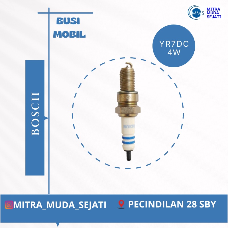 Busi BOSCH Mobil YR7DC 4W Standart