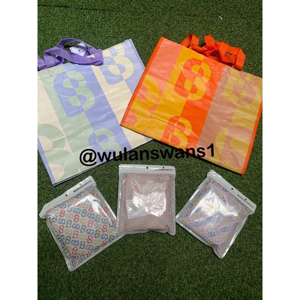 Everyday Shopping Bag Tas buttonscarves Taro basil sead milkshake banana orange simpel praktis sale 