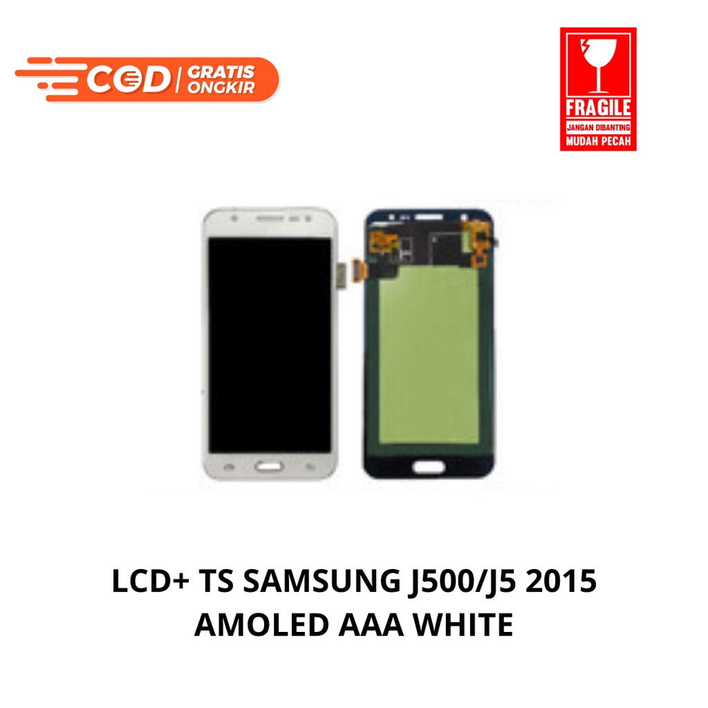 LCD+TS SAMSUNG J500/J5 2015 AMOLED AAA/CONTRAS WHITE
