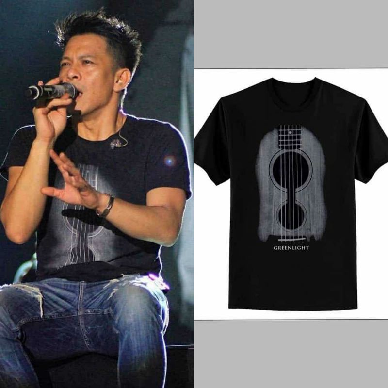 Kaos Greenlight Ariel New Arrival Motif Gitar