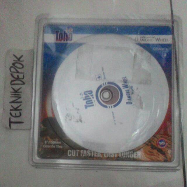Mata gerinda 6 inch pisau potong granit mata grinder diamond wheel toho