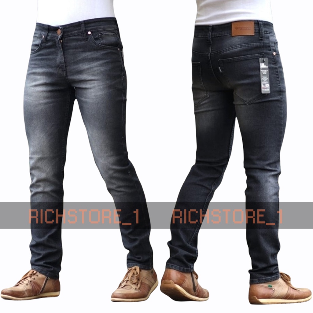 Celana Jeans Panjang Pria Celana Panjang Pria Street Celana Jumbo Bige SIze  Premium Original Brand