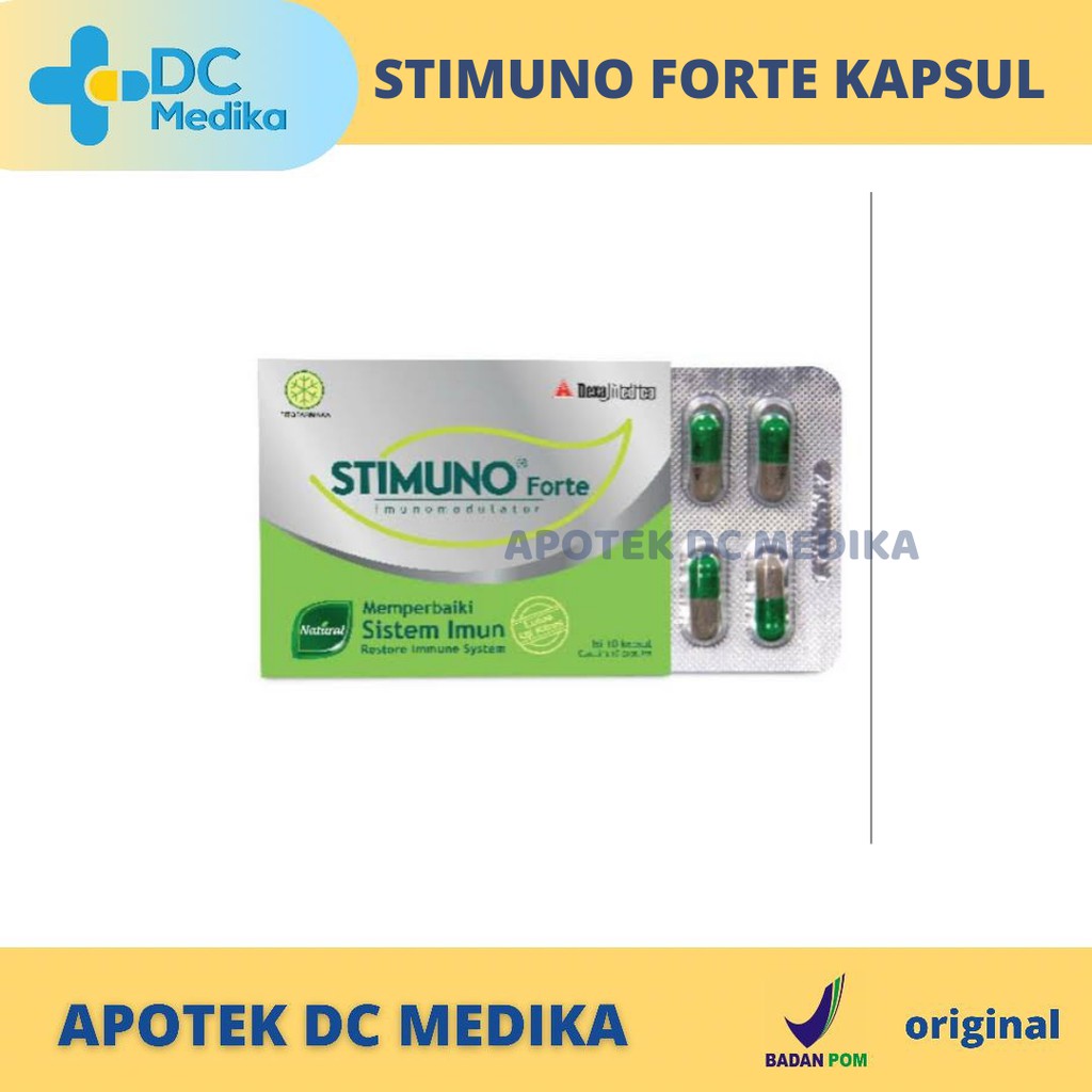 STIMUNO FORTE KAPSUL Per box 10’s/ MULTIVITAMIN / IMUN