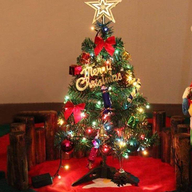 〈〈BARU〉〉 Pohon Natal Mini / Pohon Natal Kecil Mini Untuk Hias Meja Kantor Rumah Bahan PVC premium De