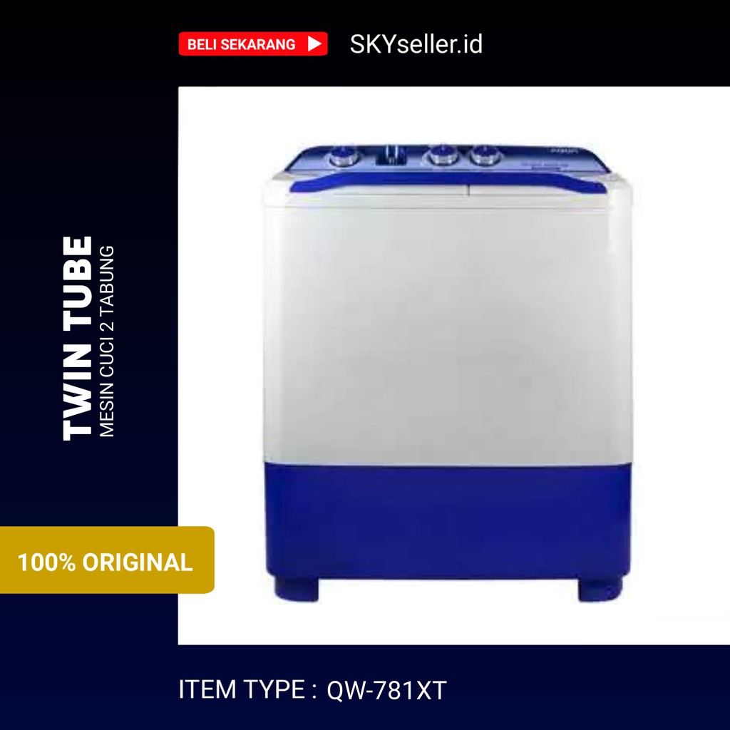 Mesin Cuci Aqua QW-781XT