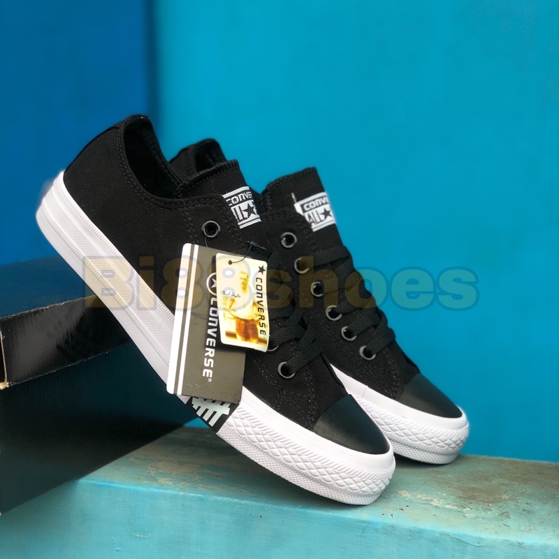 Sepatu Wanita Converse All Star Cuck Taylor Ct Flash Black White Ox