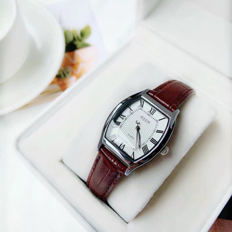 JULIUS WATCH JA-703 Bagsomnia JAM TANGAN ORIGINAL KOREA VINTAGE KULIT WANITA