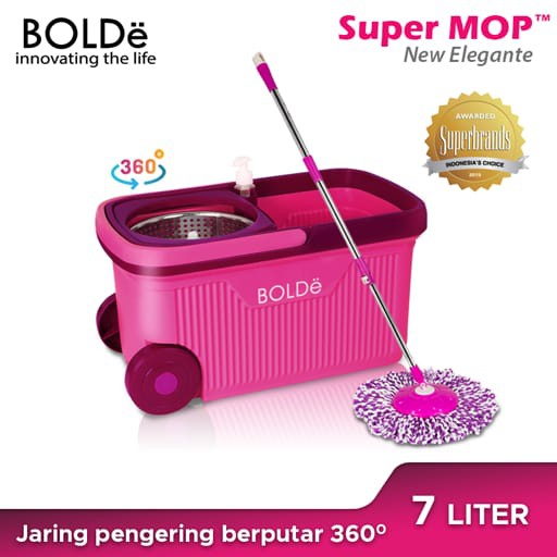 Bolde Supe mop Bolde SOLANA Super Mop Bolde Original new 7 liter lebih besar