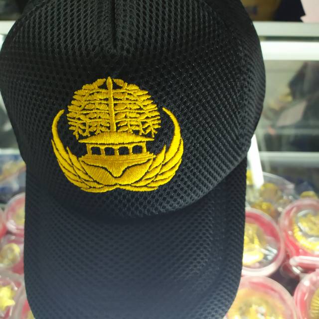 Topi korpri polos hitam  kheki dan biru