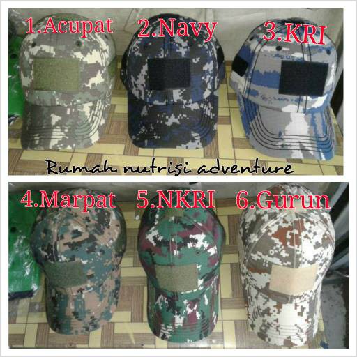 RPM Topi tactical velcro army