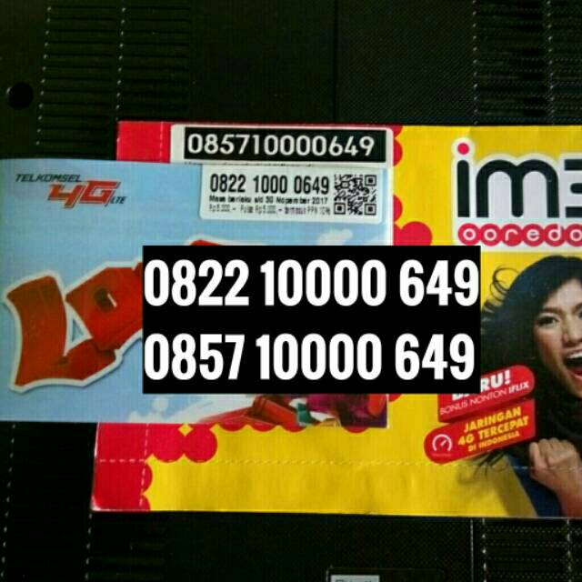 kartu perdana telkomsel loop couple indosat ooredoo 4G nomer cantik