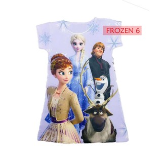 Dress Frozen  Baju  Frozen  Dress Elsa Baju  Printing Baju  