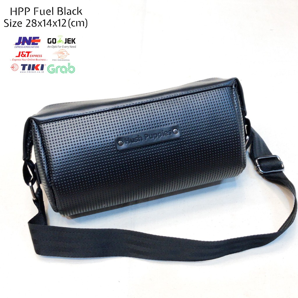 tas hushpuppies FUEL jetblack import tas pria tas cowok tas selempang tas murah