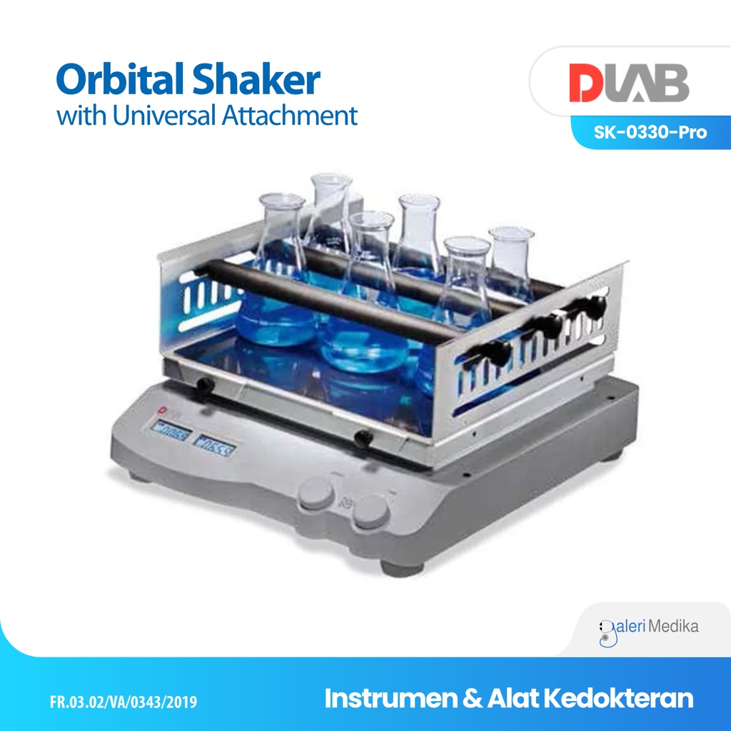 Orbital Shaker DLAB SK-0330-Pro with Universal Attachment