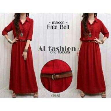 FREEongkir BR5362 BAJU MAXI MURAH MAXI MAROON