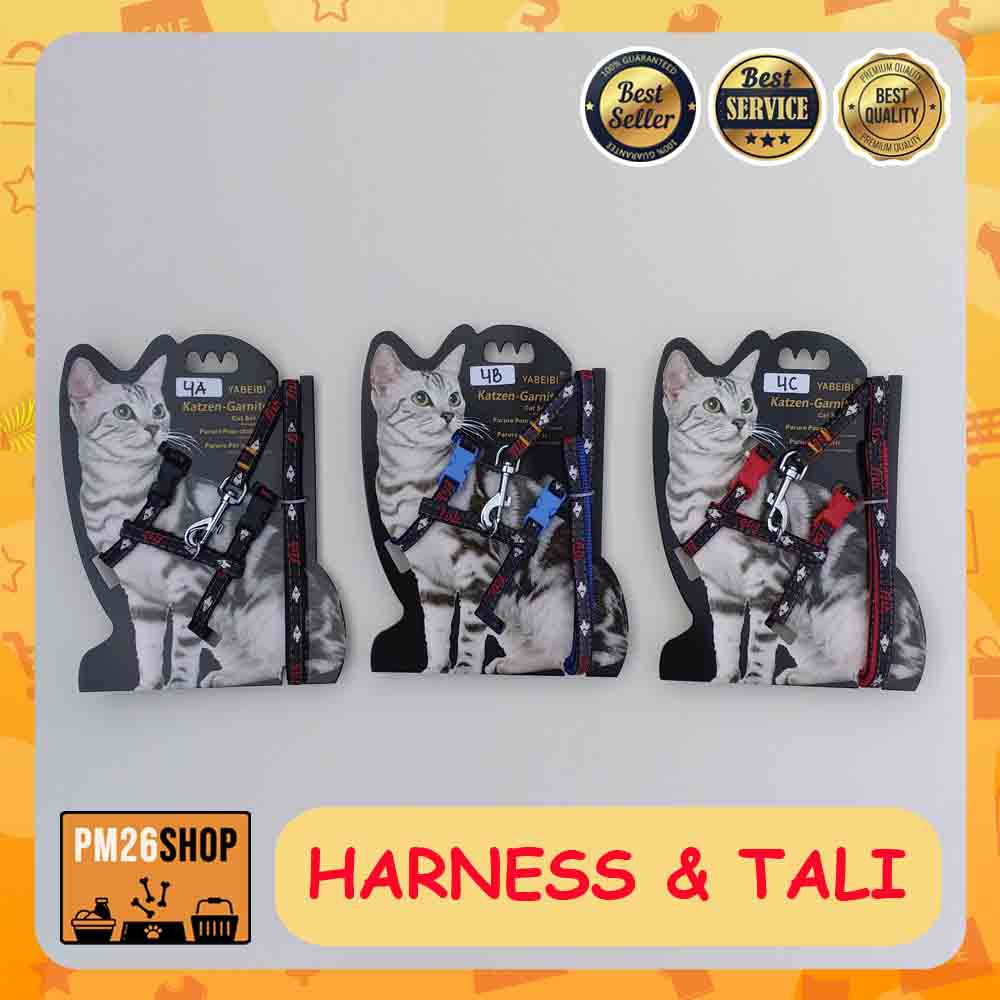 Harness dan Tali Kucing Motif Kd. 1368