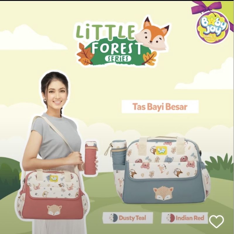 Baby Joy Tas Bayi Besar + Tabung Botol Susu Little Forest Series - BJT 1046