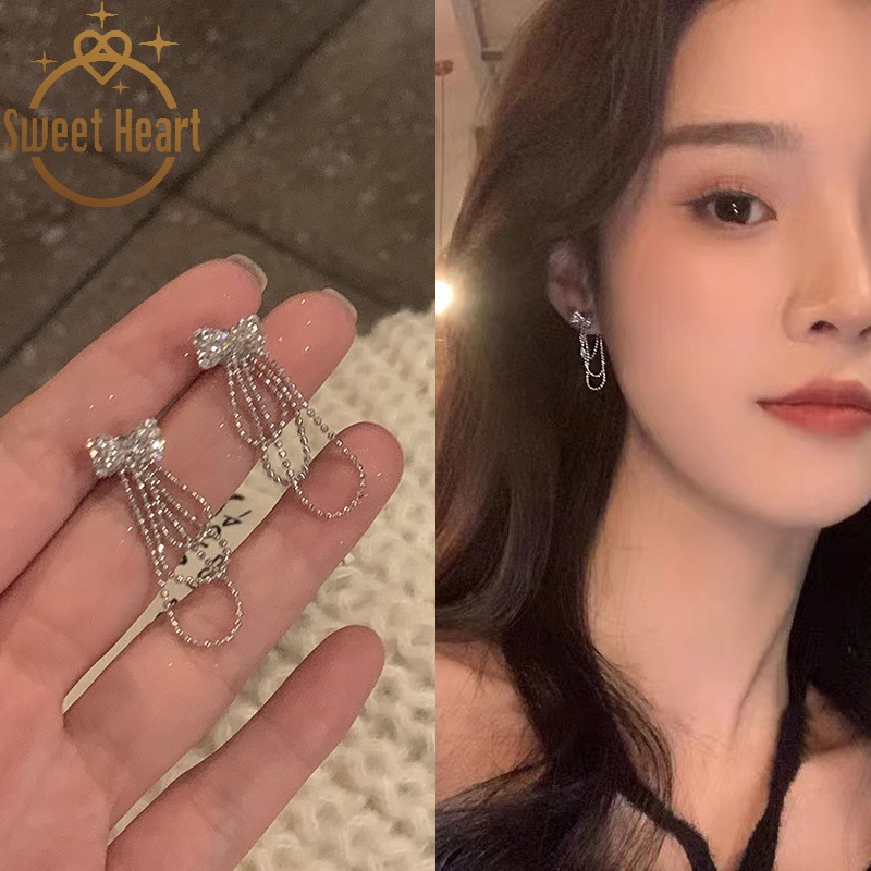 Anting Rumbai Desain Pita Gaya Korea Untuk Wanita