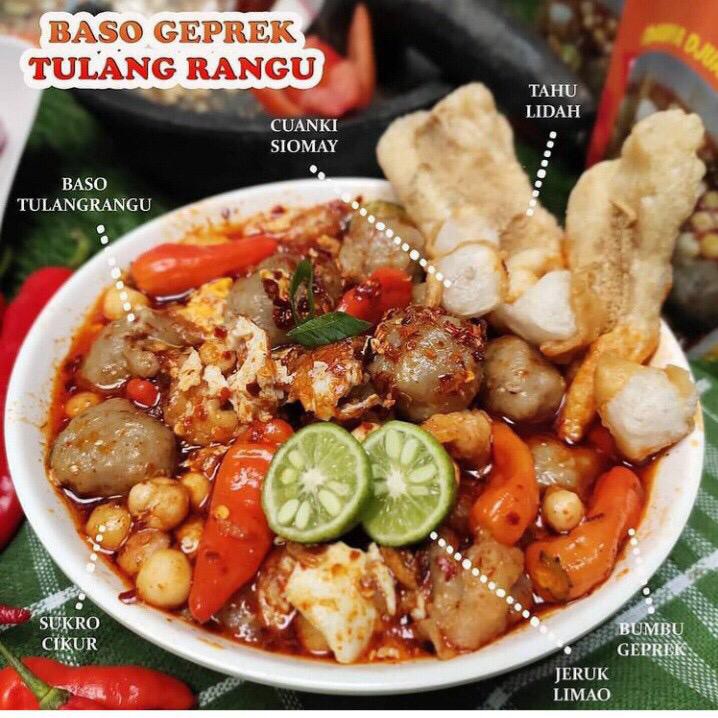 Baso Aci Geprek Tulang Rangu Sami Raos Pedasnya Juara Best Seller (240gr)