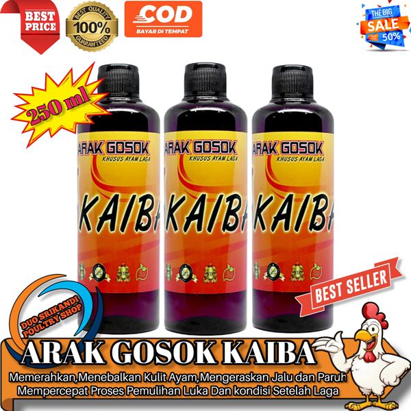 ARAK GOSOK KAIBA 250 ORIGINAL KHUSUS UNTUK AYAM LAGA