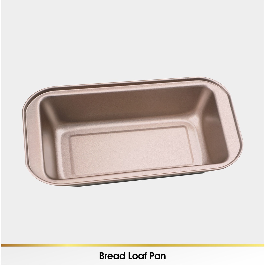 Cetakan Loyang Kue Roti Loaf Pan Press Tanpa Sambungan Premium Anti Lengket Non Stick Carbon Steel 19/25 cm