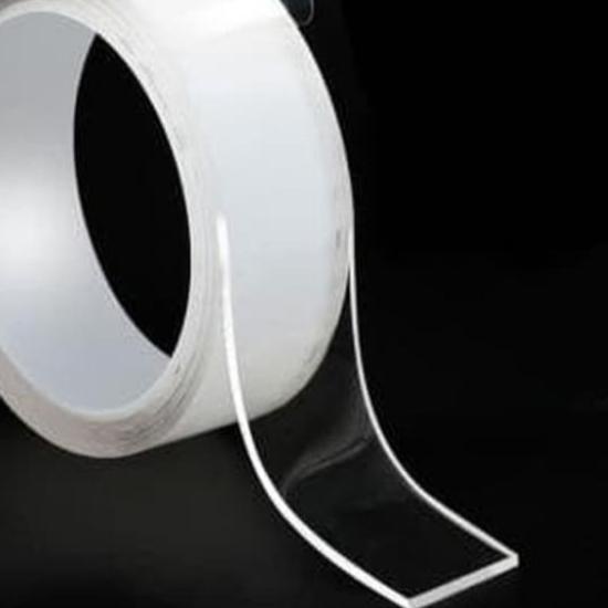 

❃ Nano magic tape 3 cm x 2 meter lvy grip Doble tape nano magic bening ✭