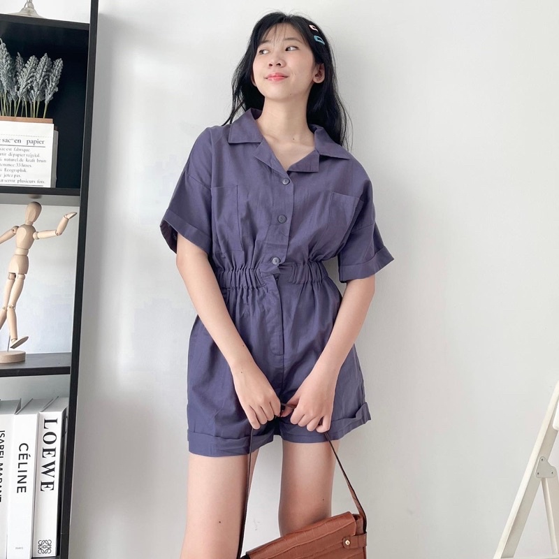 Tara Linen Jumpsuit 10C