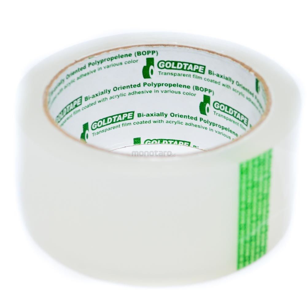 

Plakban / Lakban GoldTape 48mm 2 Inch x 90 Yard Brown , Clear / Roll