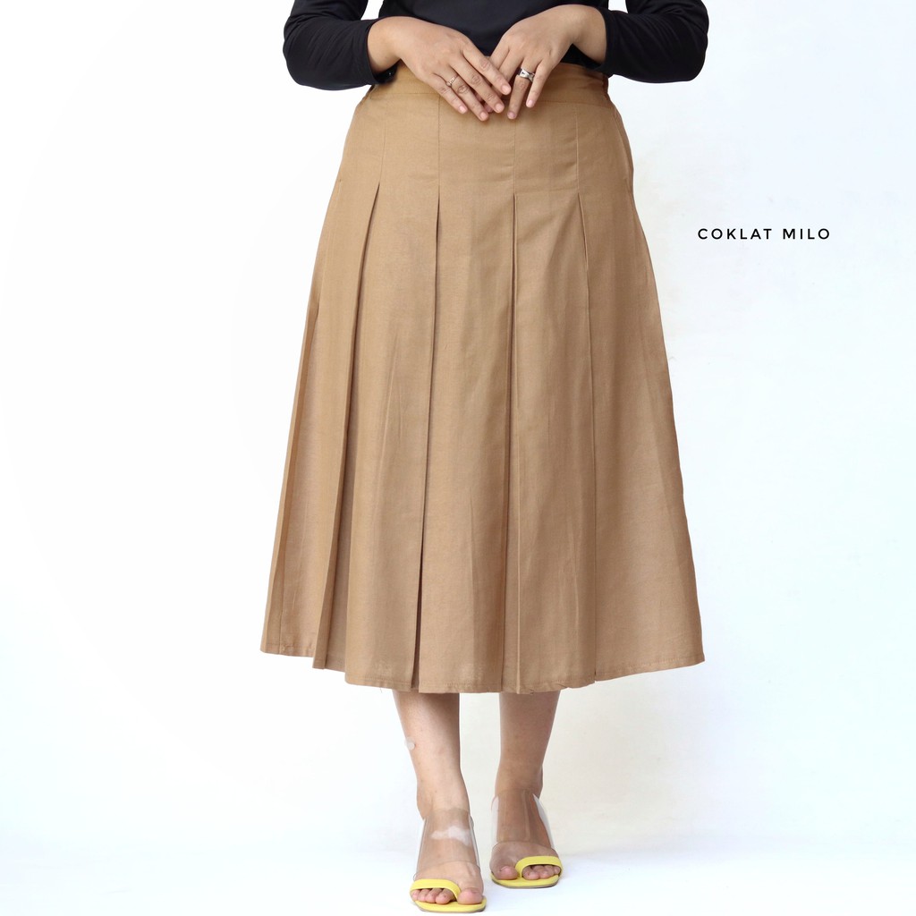 Rok rempel 7/8 / rok rempel linen rami 7/8