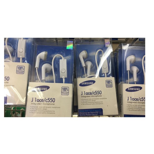 Headset samsung j1ace packing original handsfree earphone hf