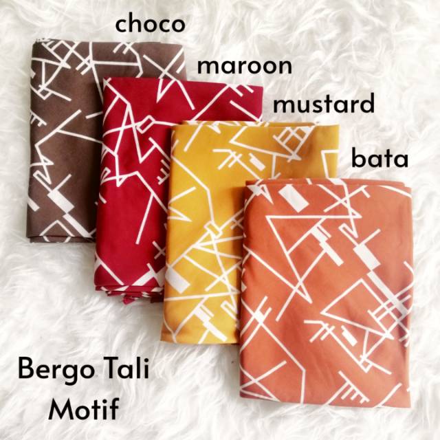 BERGO TALI MOTIF / KHIMAR TALI MOTIF