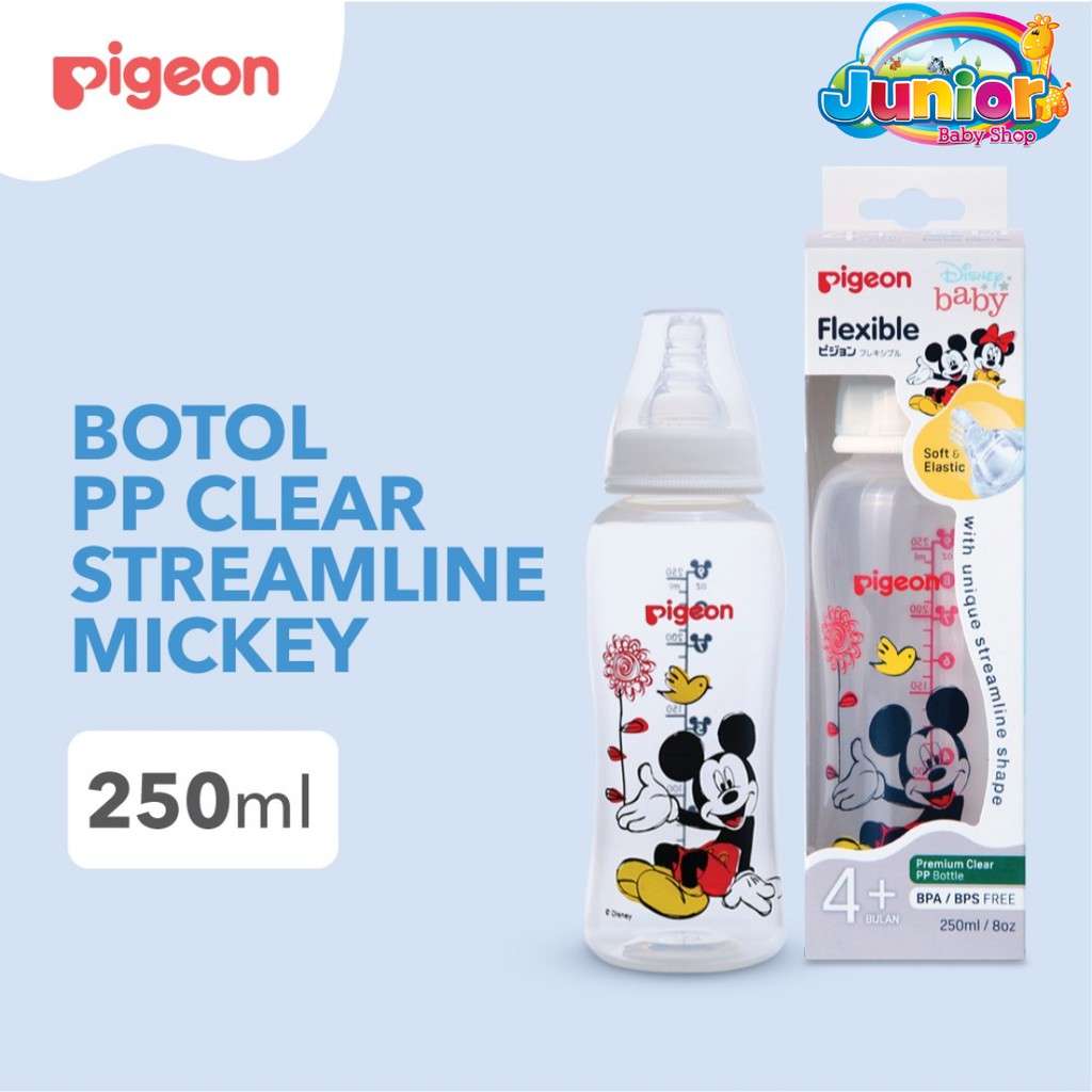 Pigeon Botol PP Clear Streamline 250ml