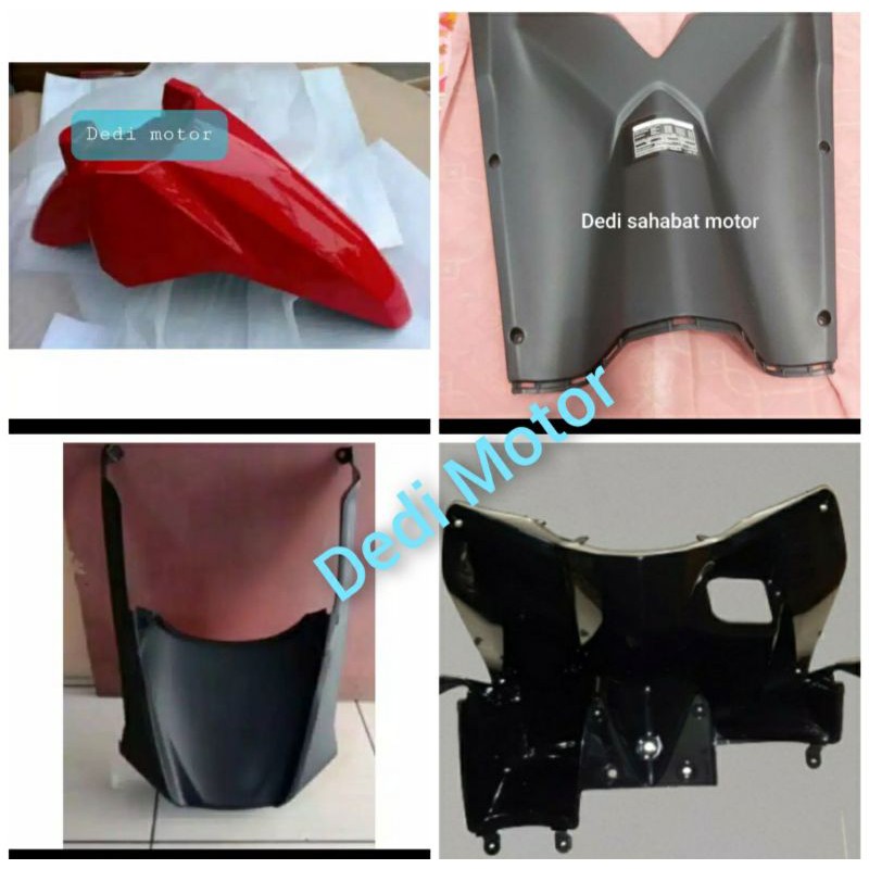 Sepakbor depan vario 125 merah + dek paru + dek atas + dek bawah VARIO 125 sepakborbisa disesuaikan