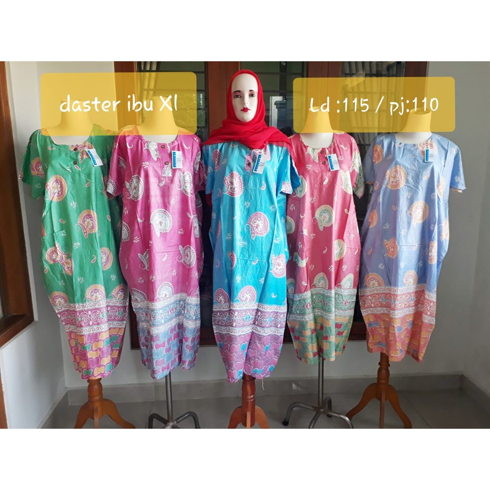 Baju Rumahan Daster Ibu Katun Rayon