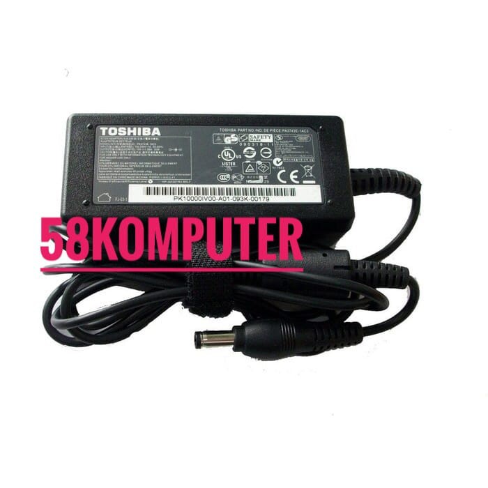 Adaptor Charger Laptop Toshiba Satellite C75D C75D-B7215 C75D-B7230 C75D-B7260 C75D-B7202 PA3822U-1ACA PA5177U-1ACA PA3822E-1AC3 PA5177U-1AC3 19V 2.37A 45W 5.5mm X 2.5mm