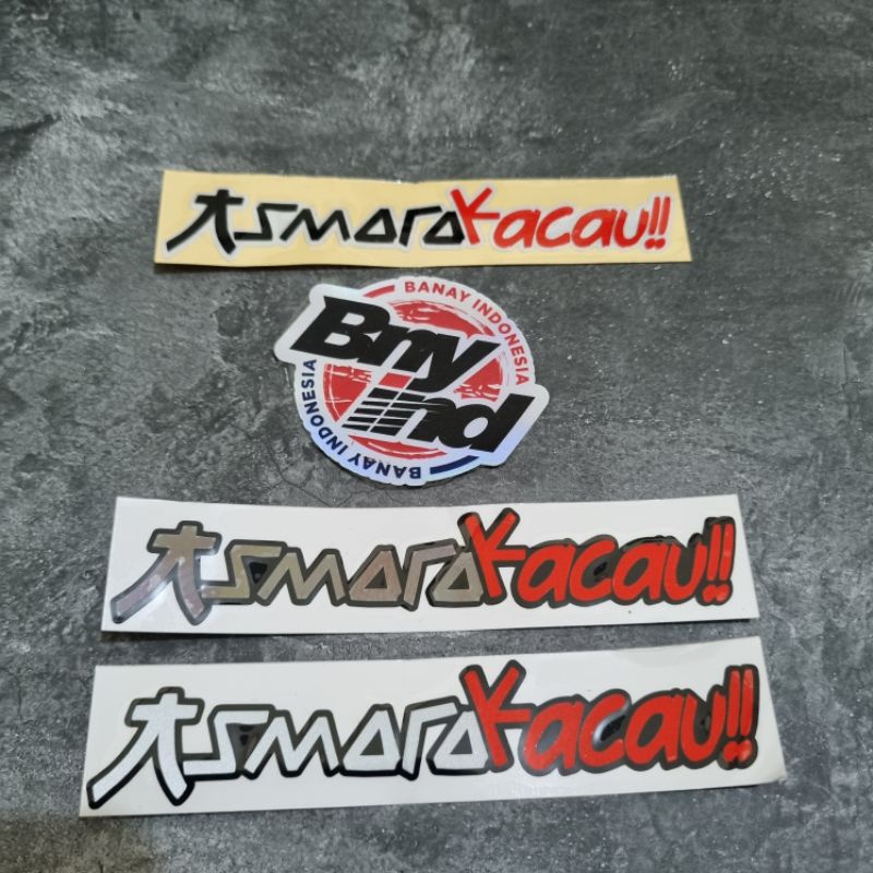 STICKER STIKER ASMARA KACAU ASMARAKACAU CUTTING