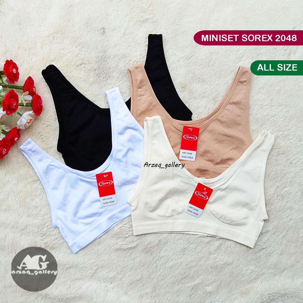 [ 6 pcs ] - Miniset Sorex 2048 | Miniset Remaja Perempuan Sorex Free Size| Pakain Dalam Anak | Miniset Anak