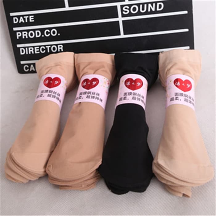 Kaos kaki stoking pendek nylon transparan KLS-0817