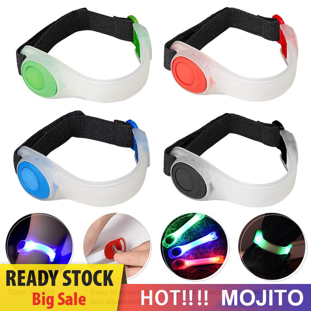 Armband Dengan Lampu Led Luminous Reflektif Untuk Lari Malam Hari