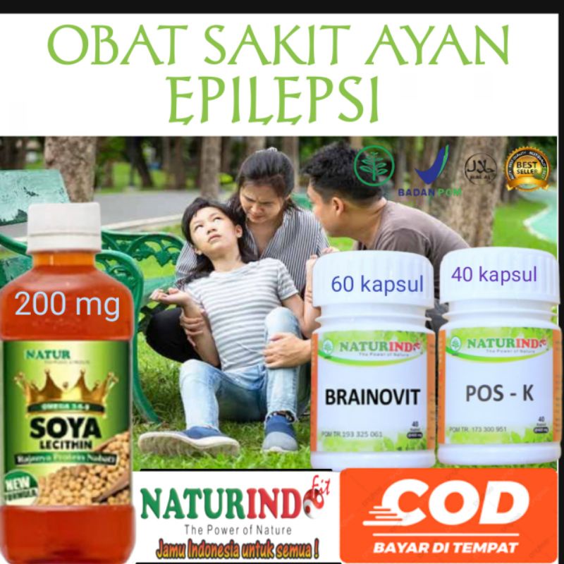 Brainovit Obat Sakit Epilepsi Ampuh Ayan Kejang Sawan Syaraf Otak Nutrisi Pembengkakan Vitamin K D E