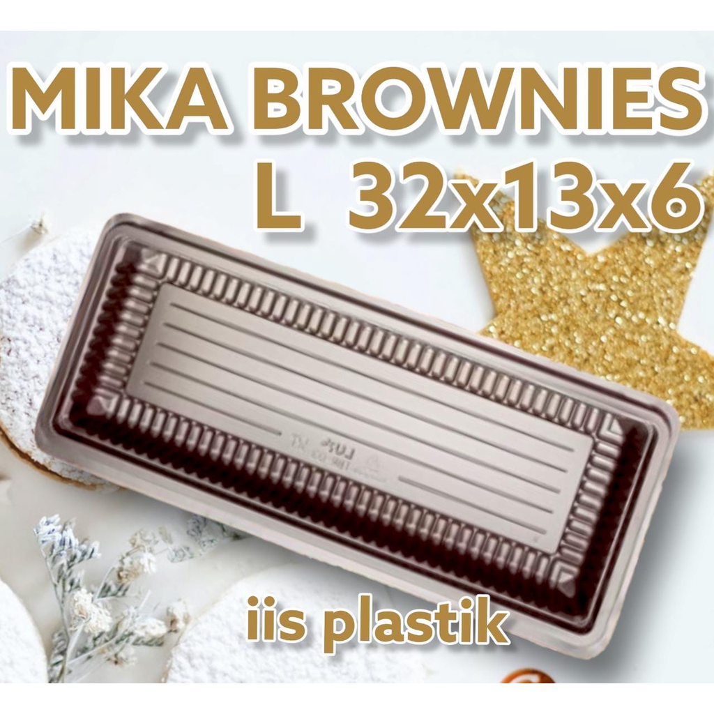 Mika brownies L M S / Box mika brownies / kotak brownies / mika kue kotak MEDIUM B-20 [ECERAN]