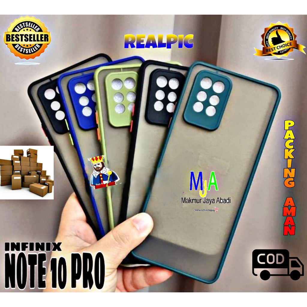 SOFTCASE INFINIX NOTE 10 PRO - CASE MATTE FULL COLOUR MY CHOICE BUMPER CASE PELINDUNG KAMERA